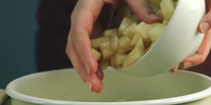 Kako kuhati juho: dodati razrezanih ali kocke narezan krompir