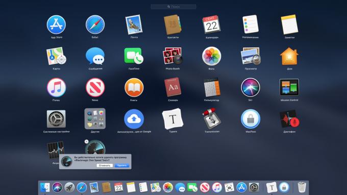 Odstranjevanje aplikacije na Mac