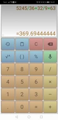 Začasno prosta: kalkulator z glasovnih ukazov za Android