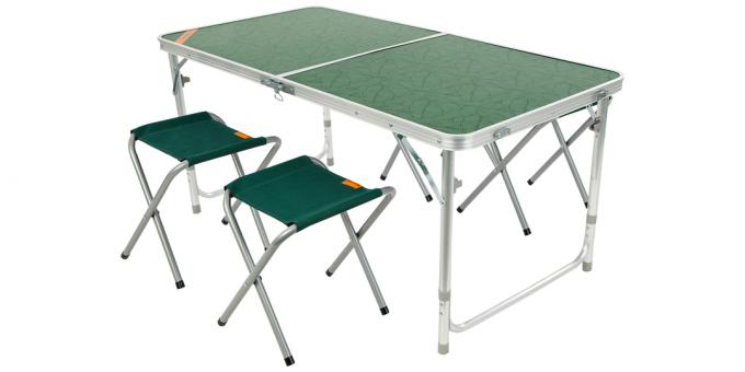 Set: zložljiva miza in zložljivi stoli