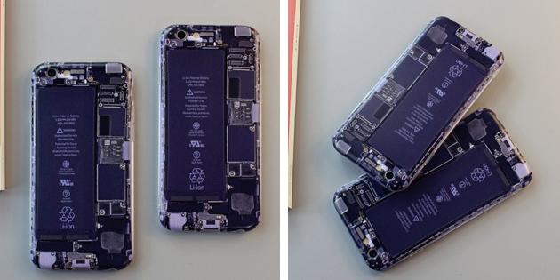 Najboljši primeri za iPhone: «transparent» Case