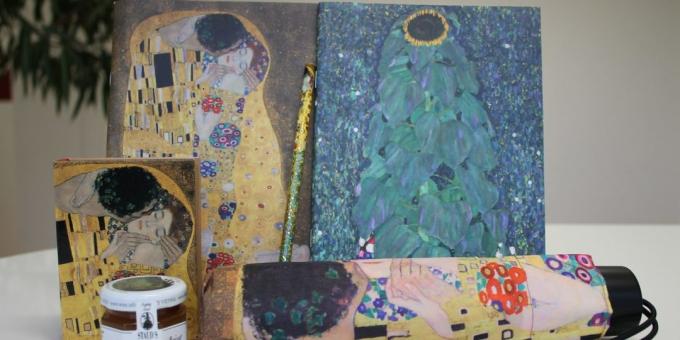 Spominki z delom Klimt je