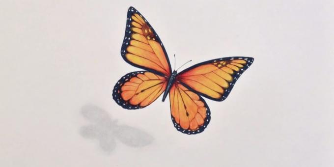 Kako pripraviti realistična metuljev označevalcev in barvice