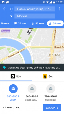 Akcijski Khalyavnykh iz Uber za vse: popust potovanje s taksijem do 1500 rubljev