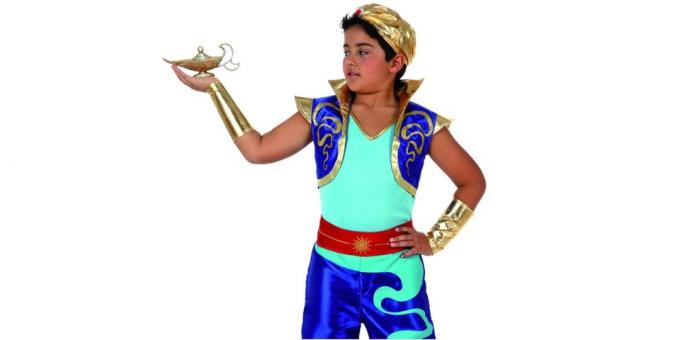 New Year kostumi za otroke: Aladdin