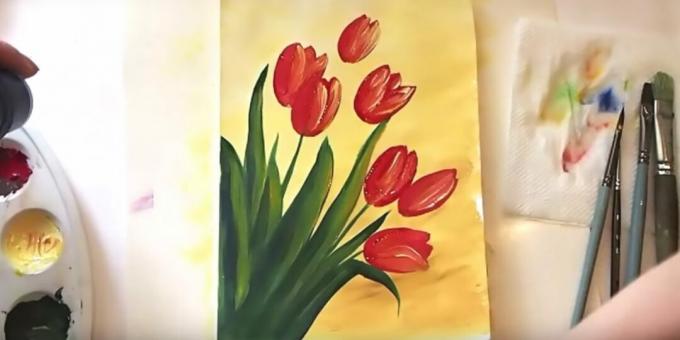 Kako pripraviti šopek tulipanov: izberite cvetne liste