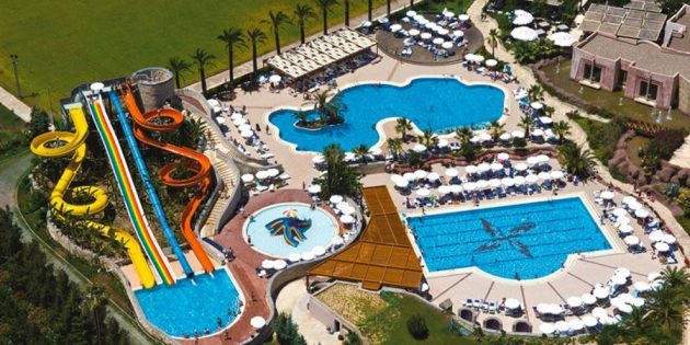 Hoteli za družine z otroki: Blue Waters Club & Resort 5 * v Side, Turčija
