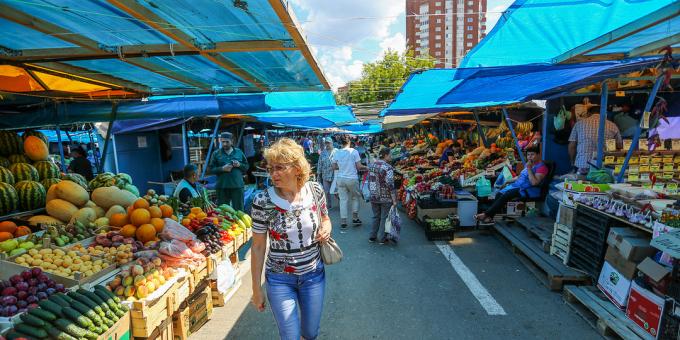 Kam v Jekaterinburg: tržnica Shartash