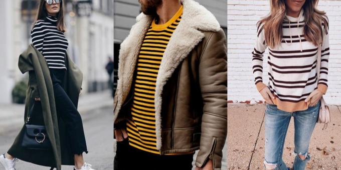 Trendy pulover - 2019 v horizontalnem traku