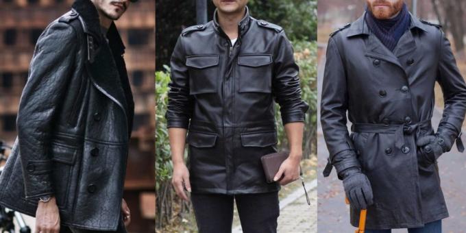 Moška moda - 2019: jakne in plašči iz usnja
