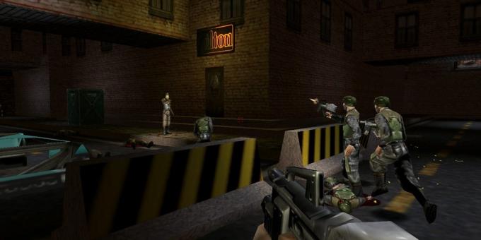 Stare igre na računalniku: shootout v Deus Ex