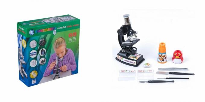 Kaj podariti deklici za rojstni dan 7 let: mikroskop