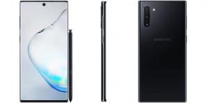 Lastnosti Galaxy Note 10 do objave deklasificirati