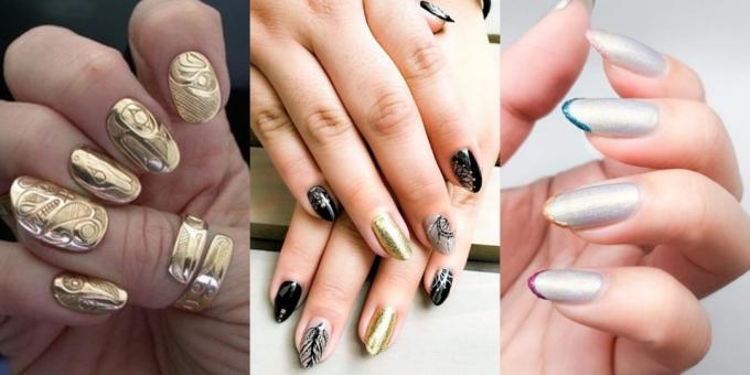 Fashion Nails 2019: Kovinski