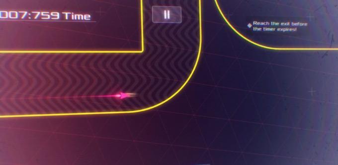 Podatki Wing - neon arkadna igra zgleduje po znanstvene fantastike 80