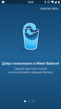 Vodna bilanca - nova vodna bilanca tracker za Android