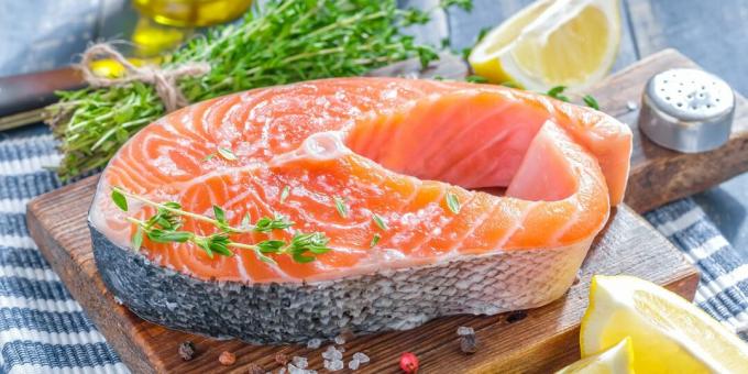 Kako zmanjšati stres s prehrano: losos
