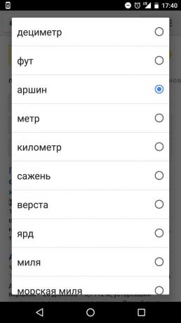 "Yandex": na voljo vrednosti