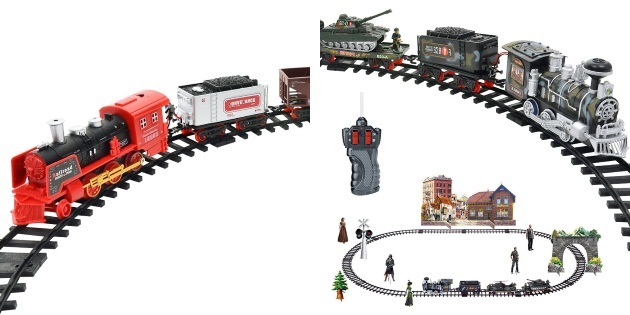 Kaj, da fant za novo leto: Toy železnic