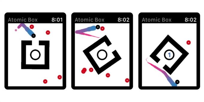 Igre za Apple Watch: AtomicBox