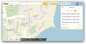 "Yandex. Zemljevidi "naučili postaviti pohodniške poti