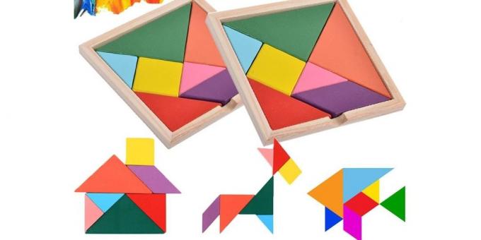 Izobraževalne igre za otroke od 6 let: tangram