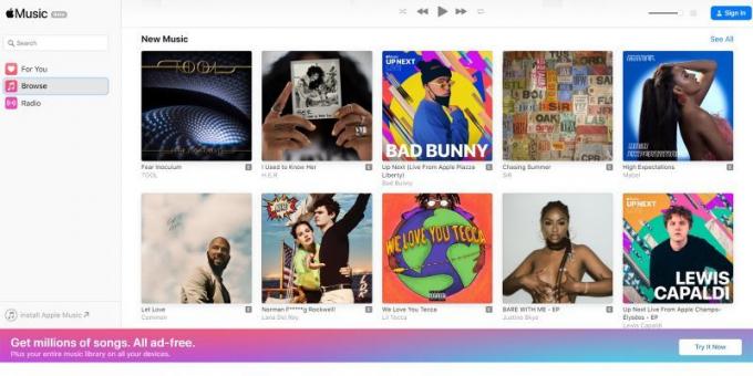 Tehnologija Novice: zapreti spletno različico Apple Music 