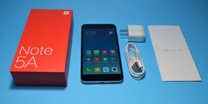 Xiaomi redmi Opomba 5a: oprema
