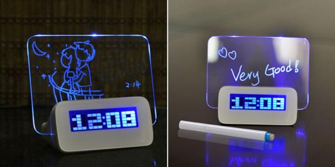 Smart alarm: z LED-ploščo