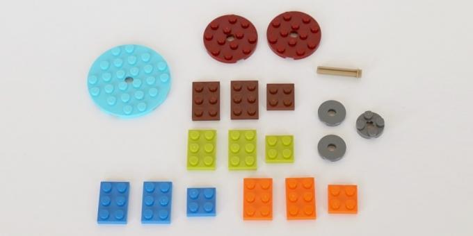 kako narediti kolesce za Lego