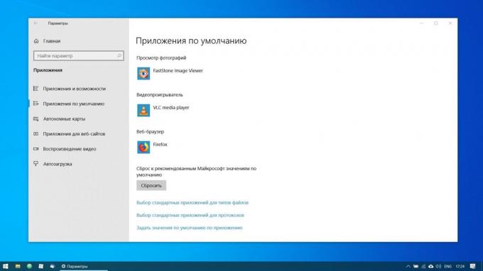 Konfiguriranje Windows 10: Sprememba privzeta aplikacija