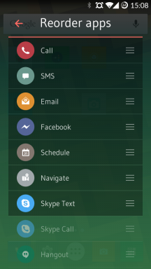 Drupe za Android vključuje stike in priljubljenih načinov za komunikacijo na istem zaslonu