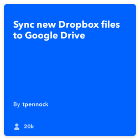 IFTTT dneva: Kako ustvariti varnostno kopijo Dropbox na Google Drive